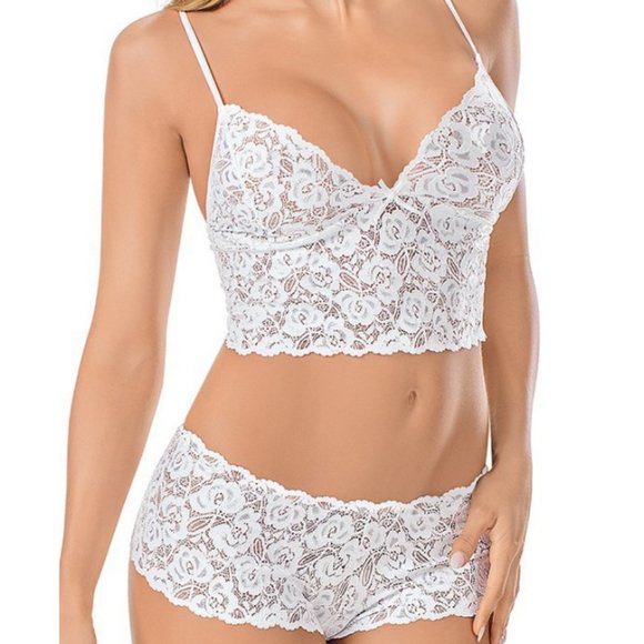 lingerie Other - Sexy Bra and Panty Set - White